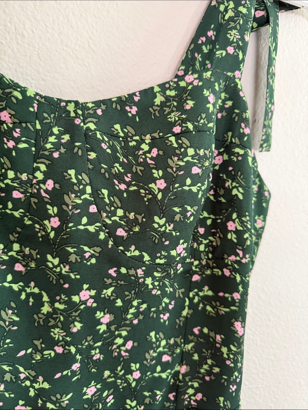 RIHOAS Floral Tie Strap Midi Dress - Picture 3 of 6